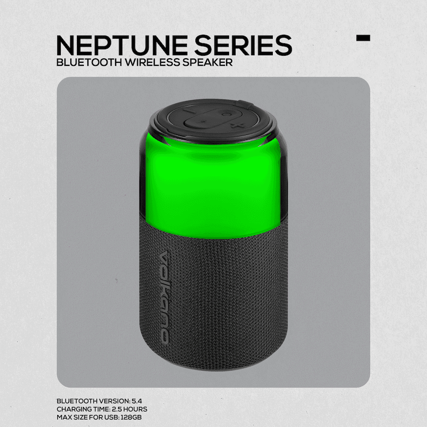 Volkano Neptune Bluetooth Wireless Speaker thumbnail 2