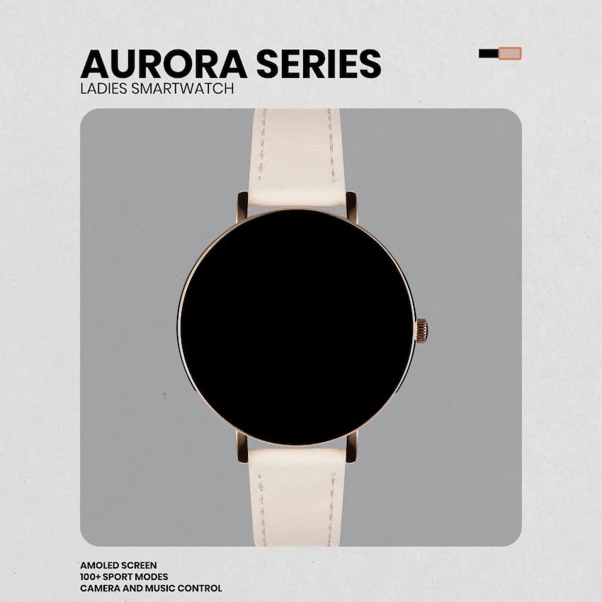 Volkano Aurora Series Ladies Smart Watch thumbnail 15