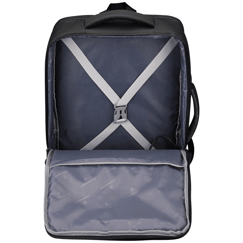 Volkano Under-Seat Traveller Backpack Black thumbnail 6