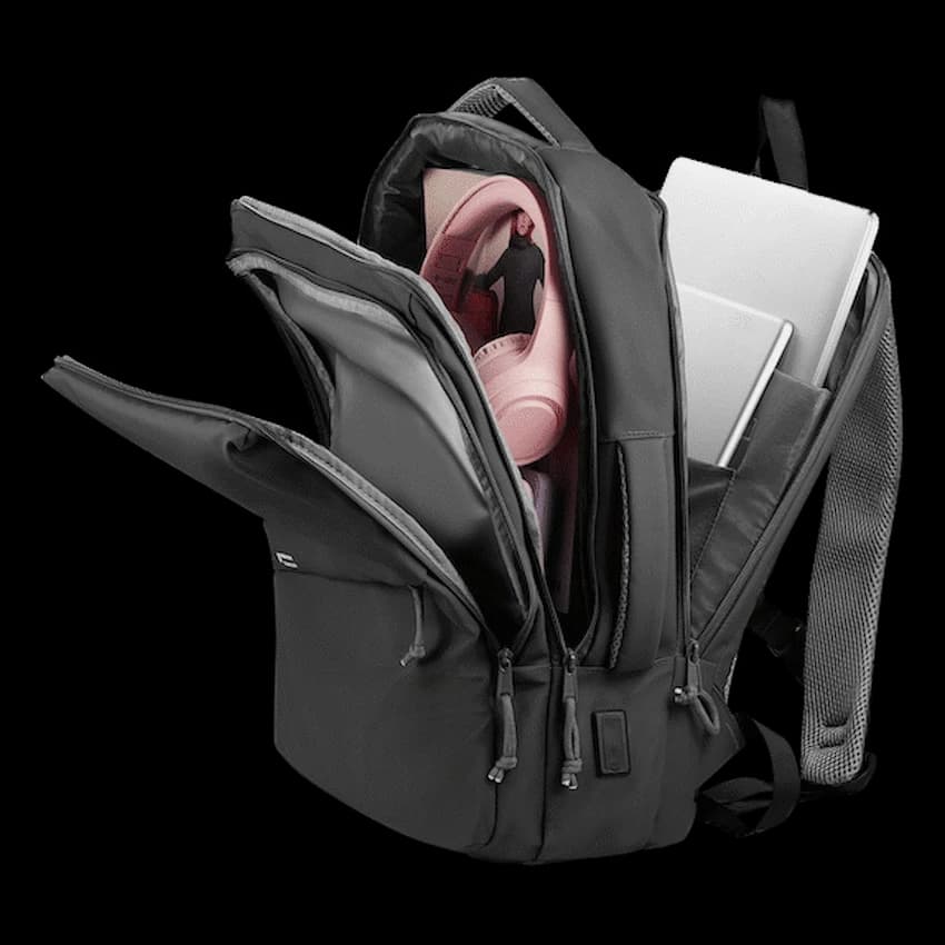 Volkano Under-Seat Traveller Backpack Black thumbnail 12