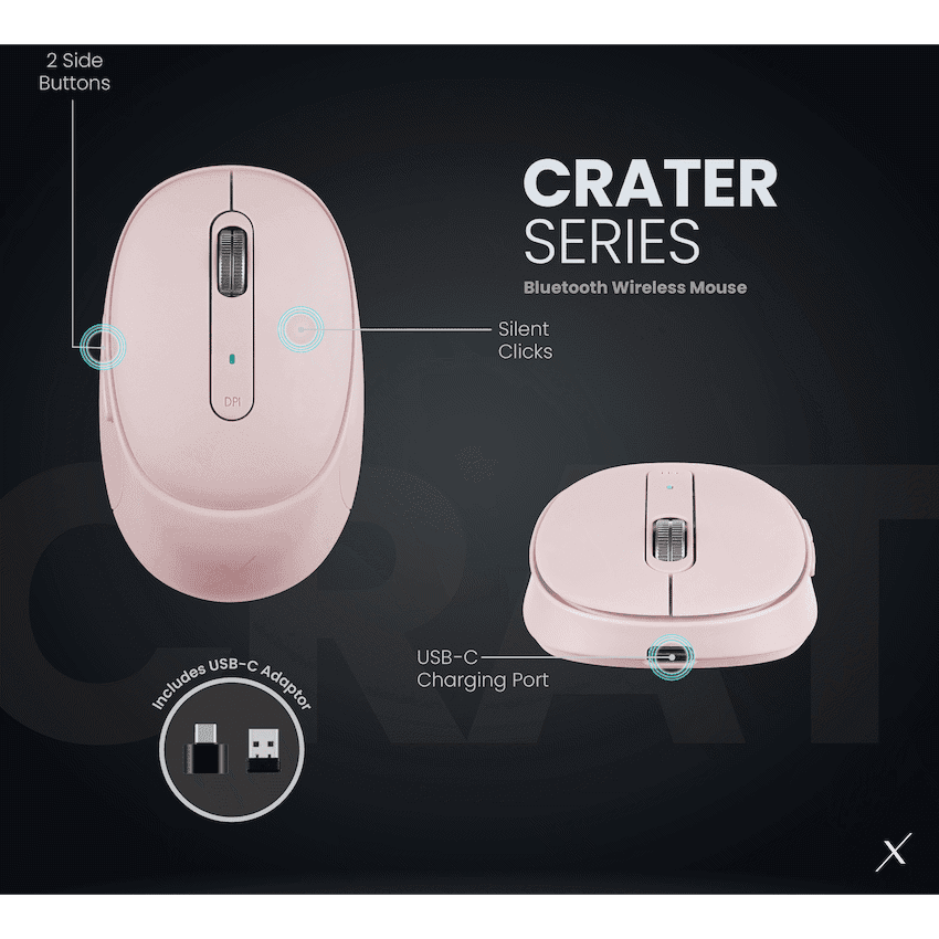 VolkanoX Crater Bluetooth Wireless Mouse thumbnail 35
