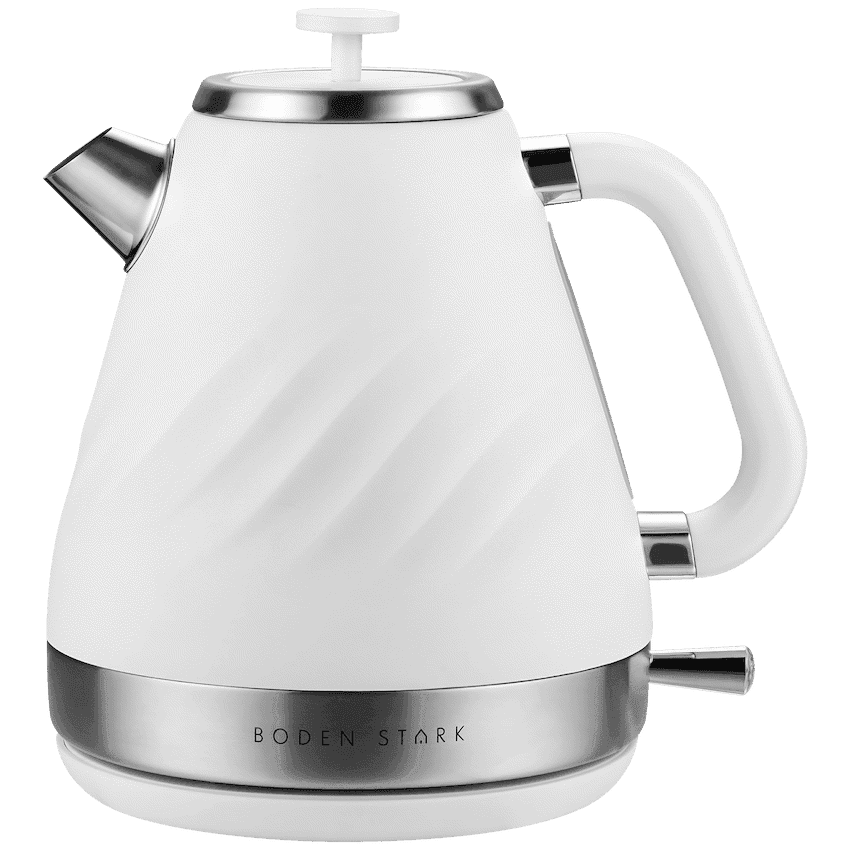Boden Stark 1.7l Stainless Steel Kettle – White