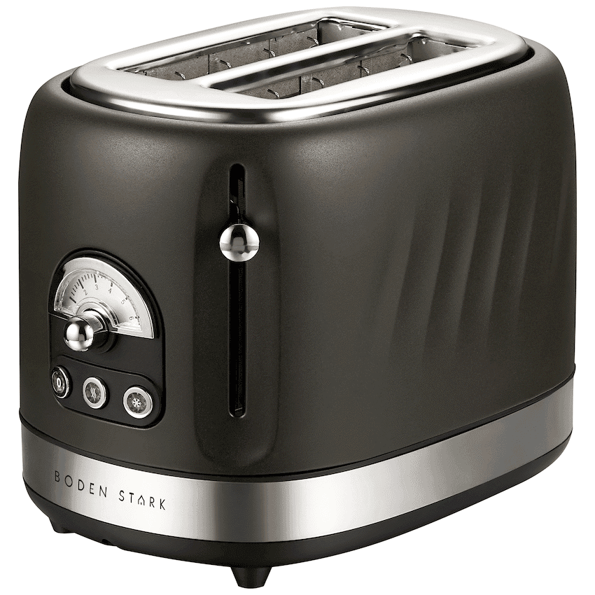 Boden Stark 2-Slice Stainless Steel Toaster