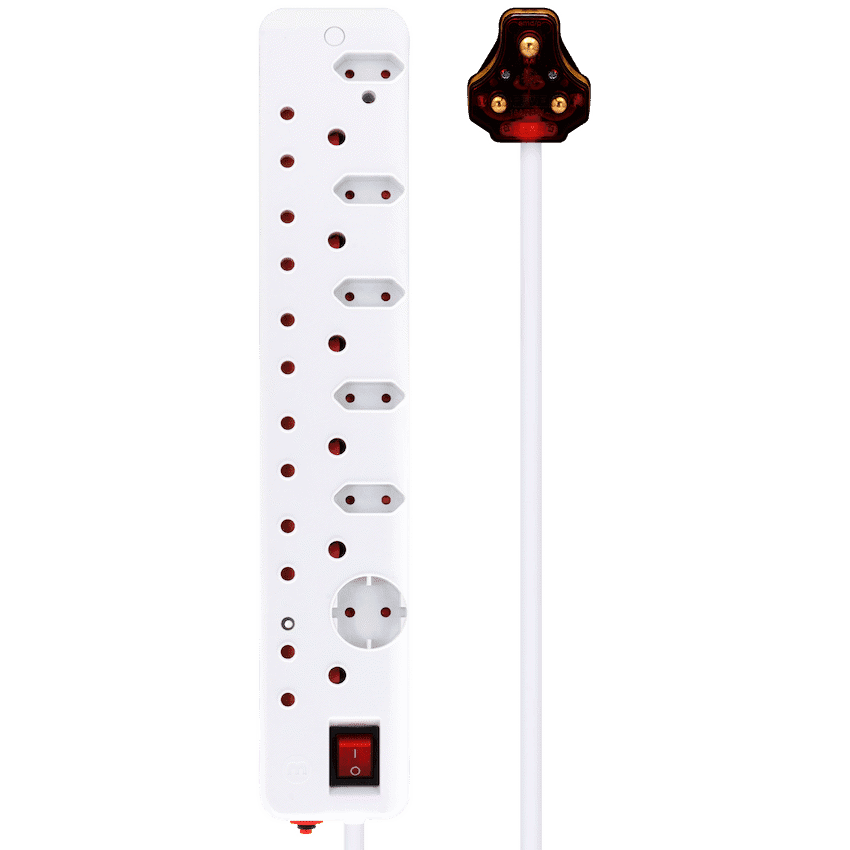Ellies 12-Way High-Surge Multiplug 0.5m