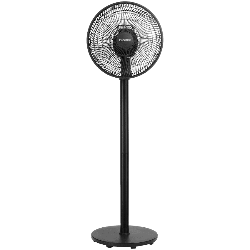 Elektra 30cm Stand Fan – Black