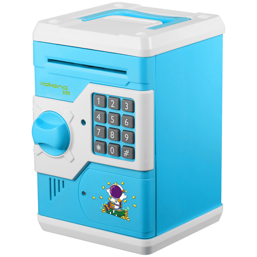 Volkano Kids Vault Series Money-Saving Vault – Blue