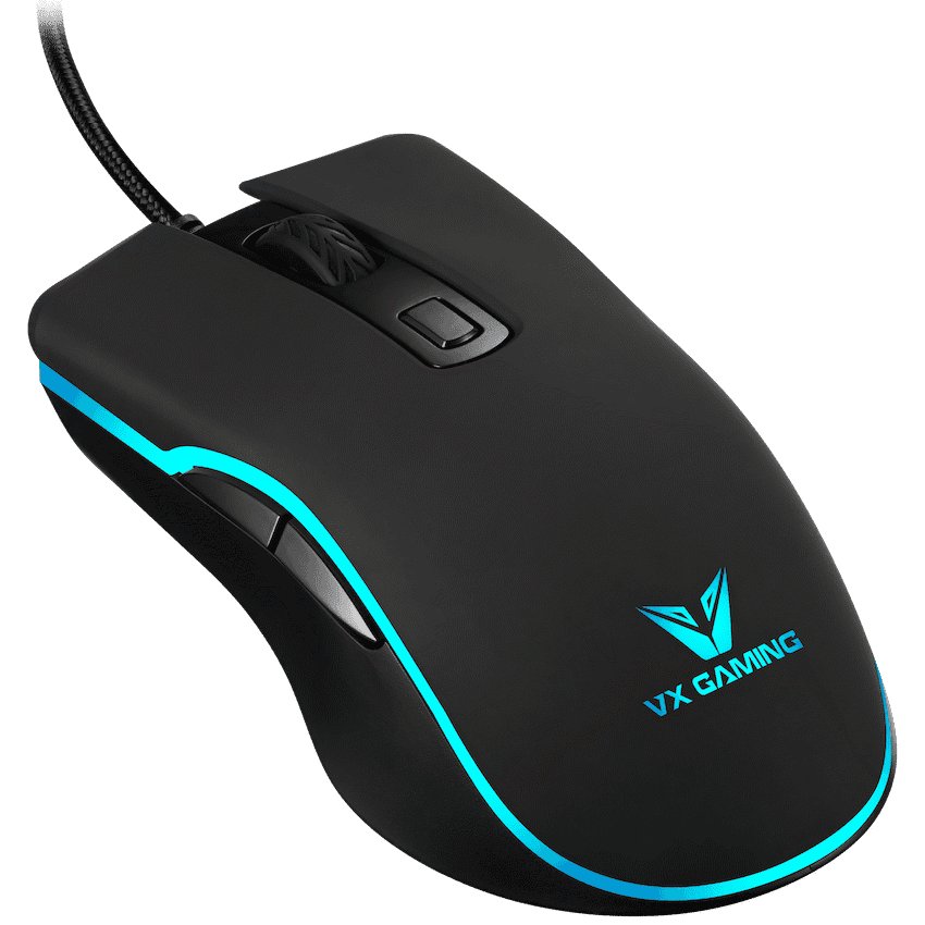 VX Gaming Hypnos Series Gaming Mouse with Rainbow Lighting