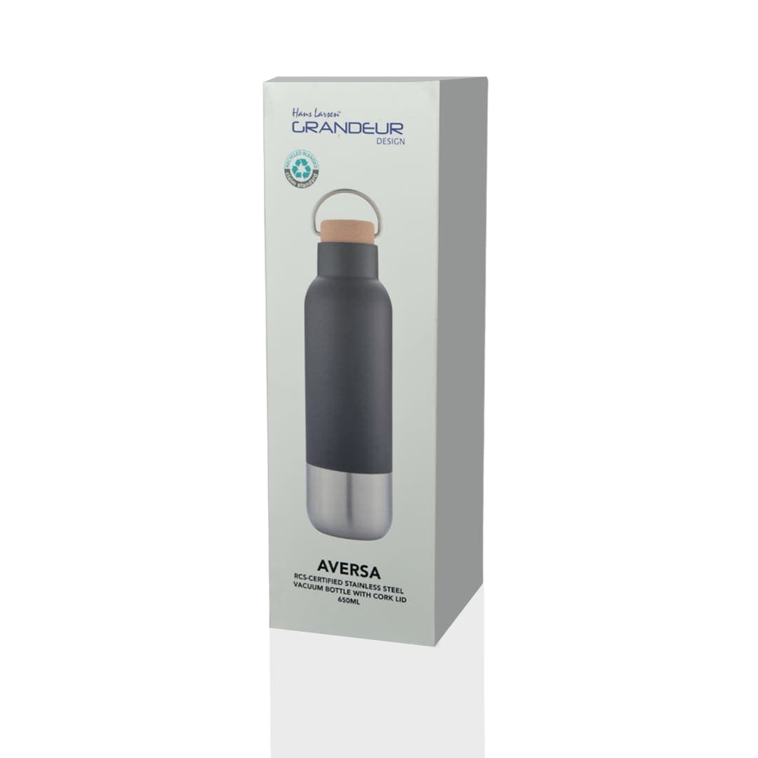 AVERSA – Hans Larsen RCS Recycled Stainless Steel Insulated Water Bottle thumbnail 4