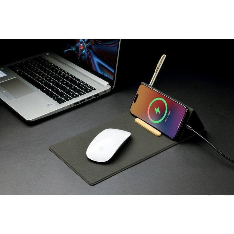 BLACE – CHANGE ZERO Recycled PU 15W Wireless Mousepad & Desk Organizer thumbnail 9