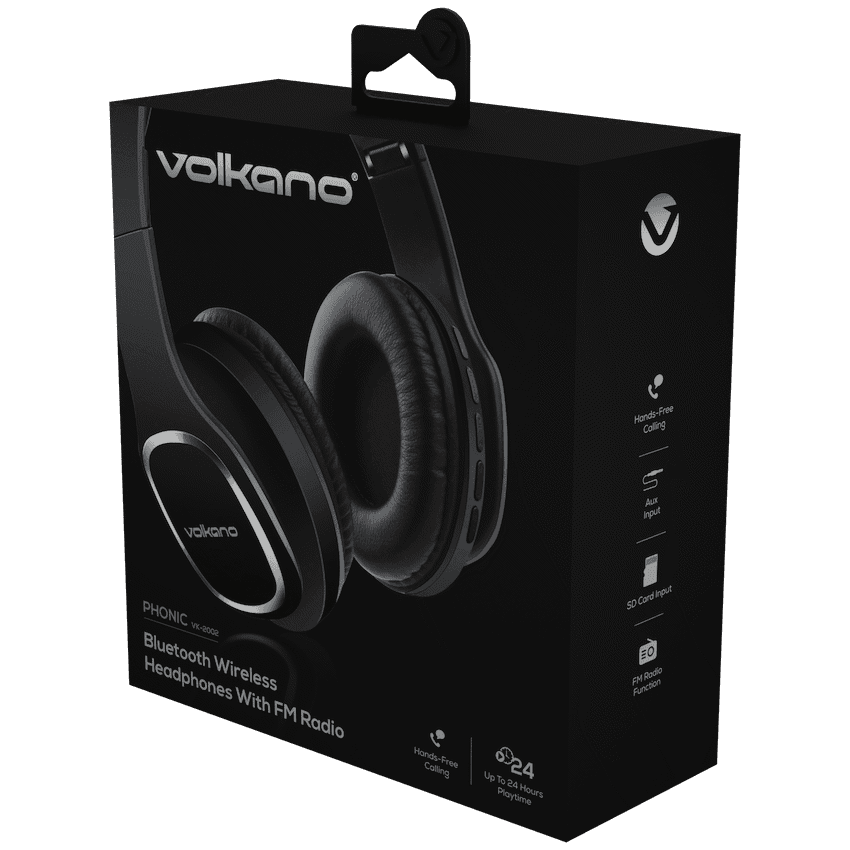 Volkano Phonic Series Bluetooth Full Size Headphones thumbnail 3