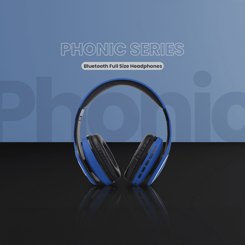 Volkano Phonic Series Bluetooth Full Size Headphones thumbnail 10