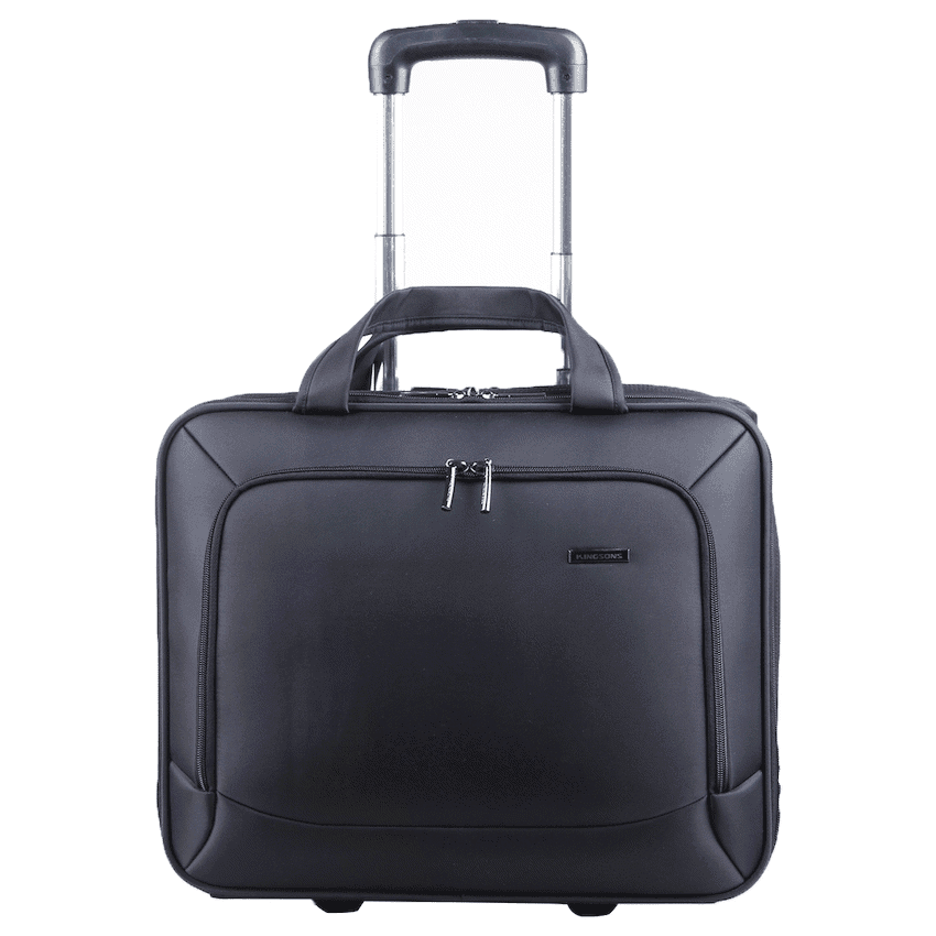 Kingsons Prime 15.6″ Laptop Trolley Bag – Black