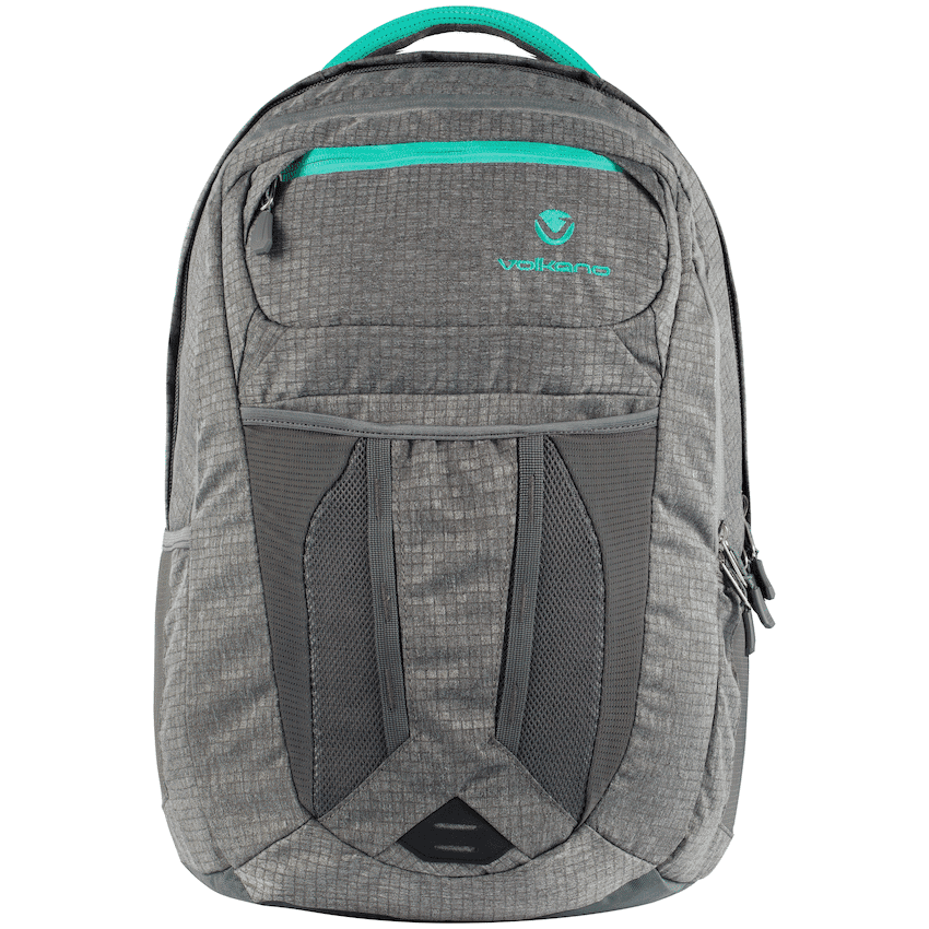 Volkano Crush Backpack – Grey/Aqua