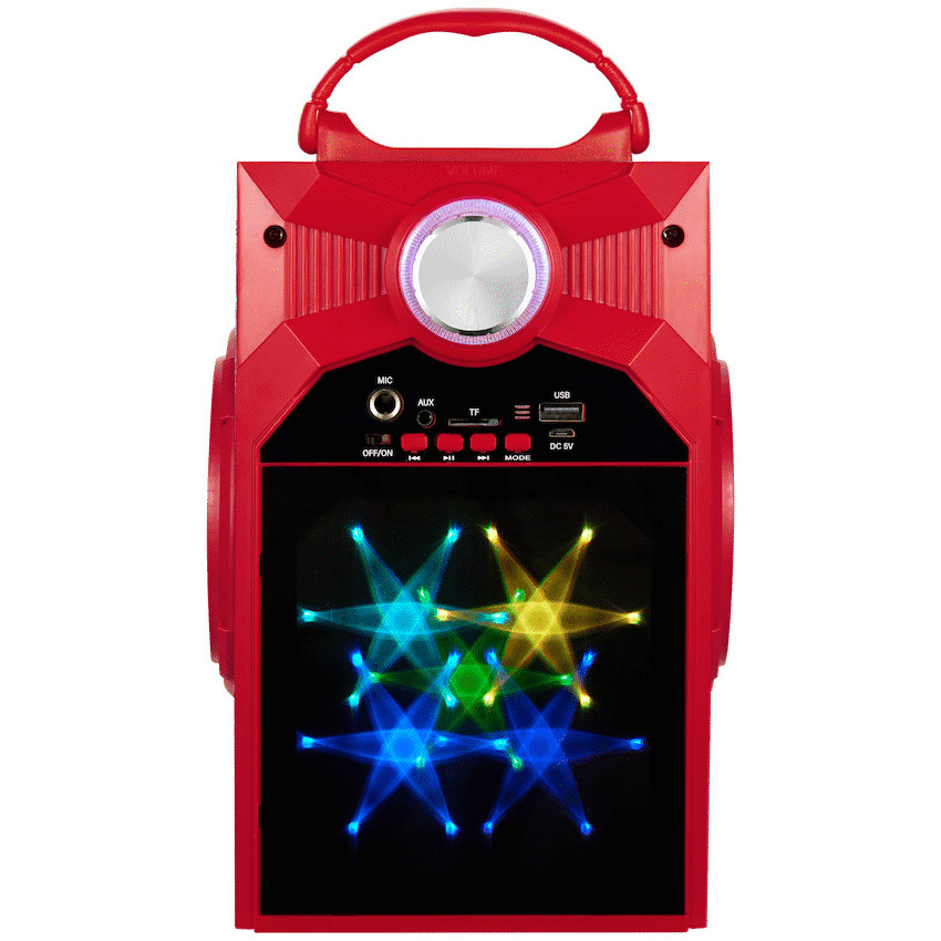 Marvel Avengers Galaxy LED Stars Karaoke Machine with Microphone