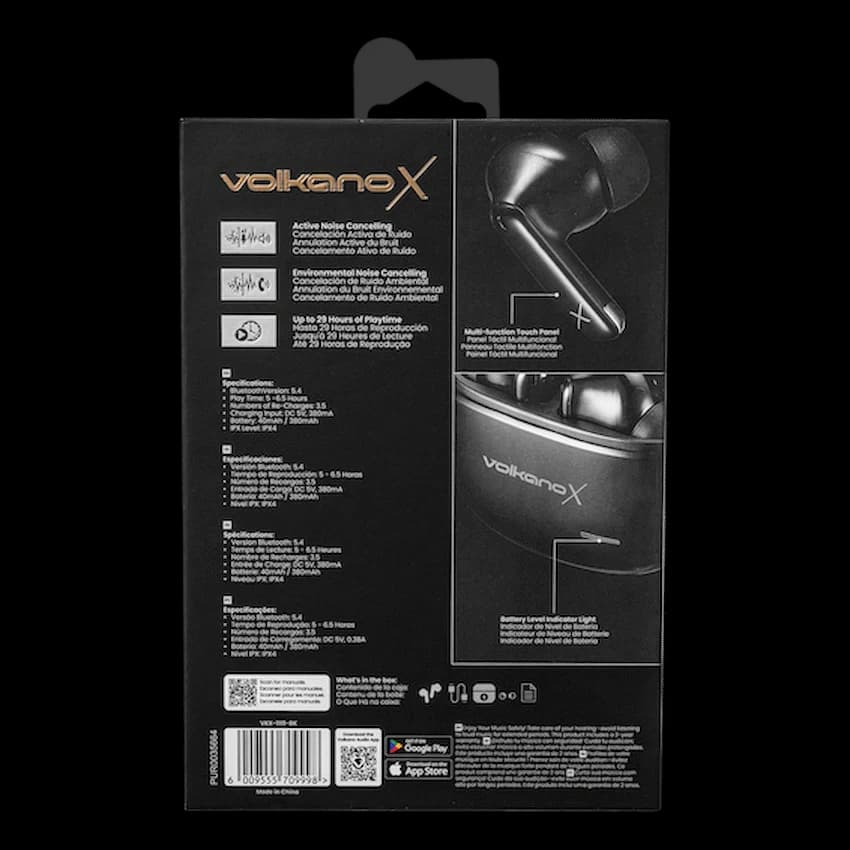 VolkanoX VXT200S Hybrid ANC TWS Earphones thumbnail 17