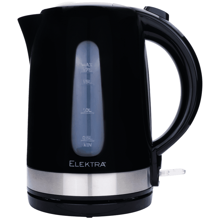 Elektra – 1.7l Plastic Kettle – Black