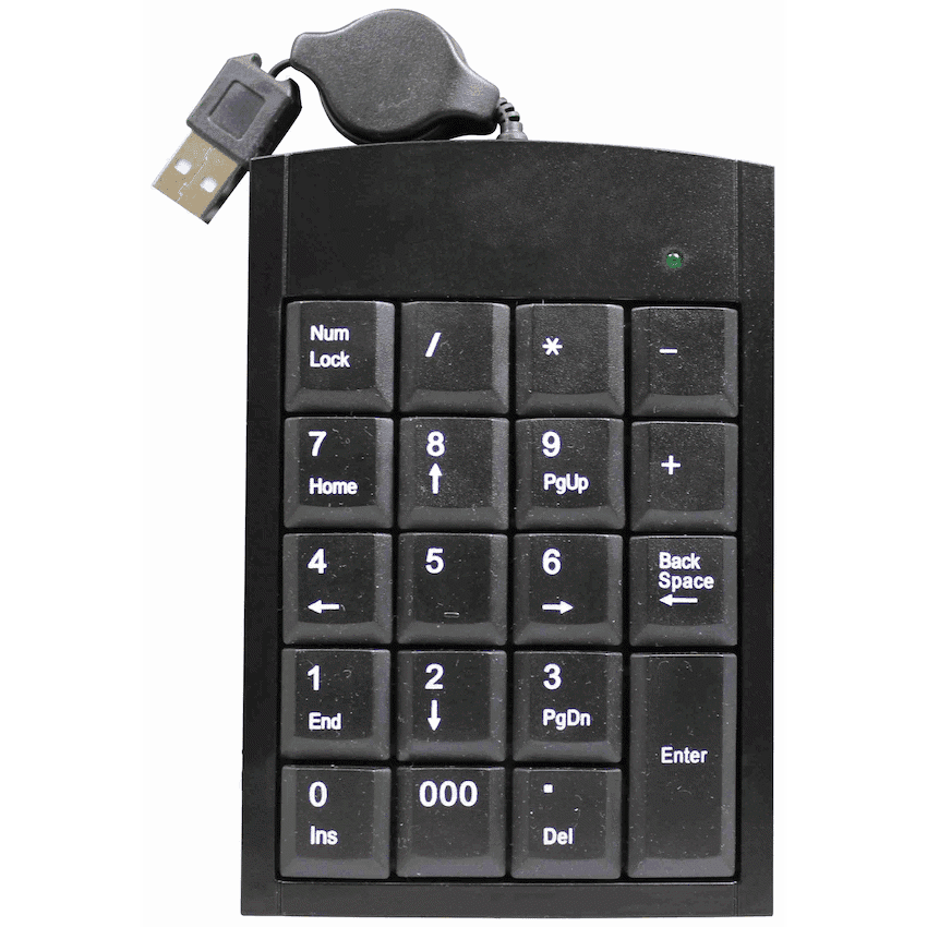 Volkano Numeric Series USB Numeric Keypad – Black