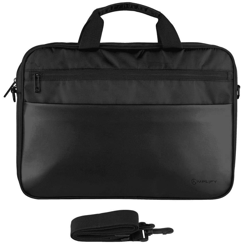 Amplify Panama 15.6″ Laptop Shoulder Bag – Black