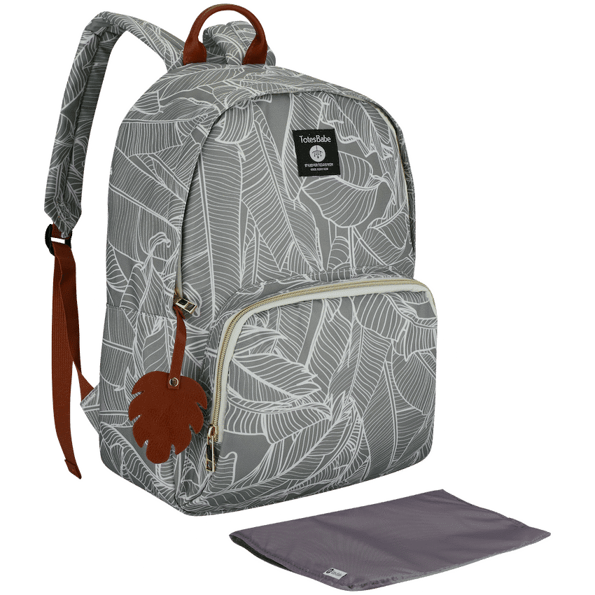 Totes Babe Selva Diaper Backpack Botanical Sage