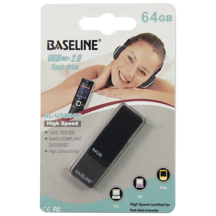 Baseline USB 64GB Flash Drive
