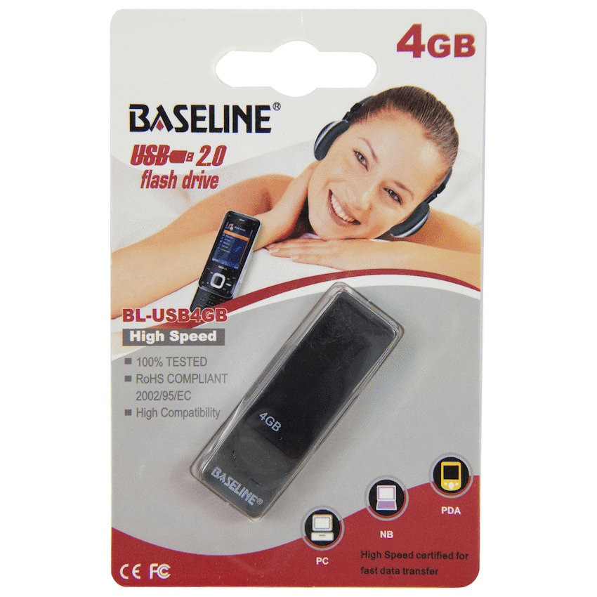 Baseline USB 4GB Flash Drive