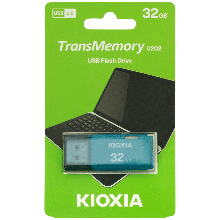 Kioxia 32gb USB 2.0 – Aqua