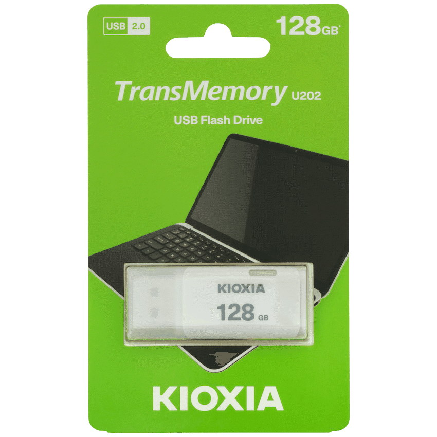 Kioxia 128GB USB 2.0-White