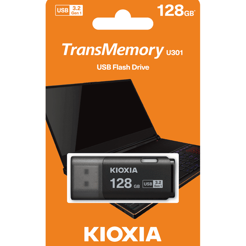 Kioxia U301- 128GB USB 3.2-GEN1-BLK