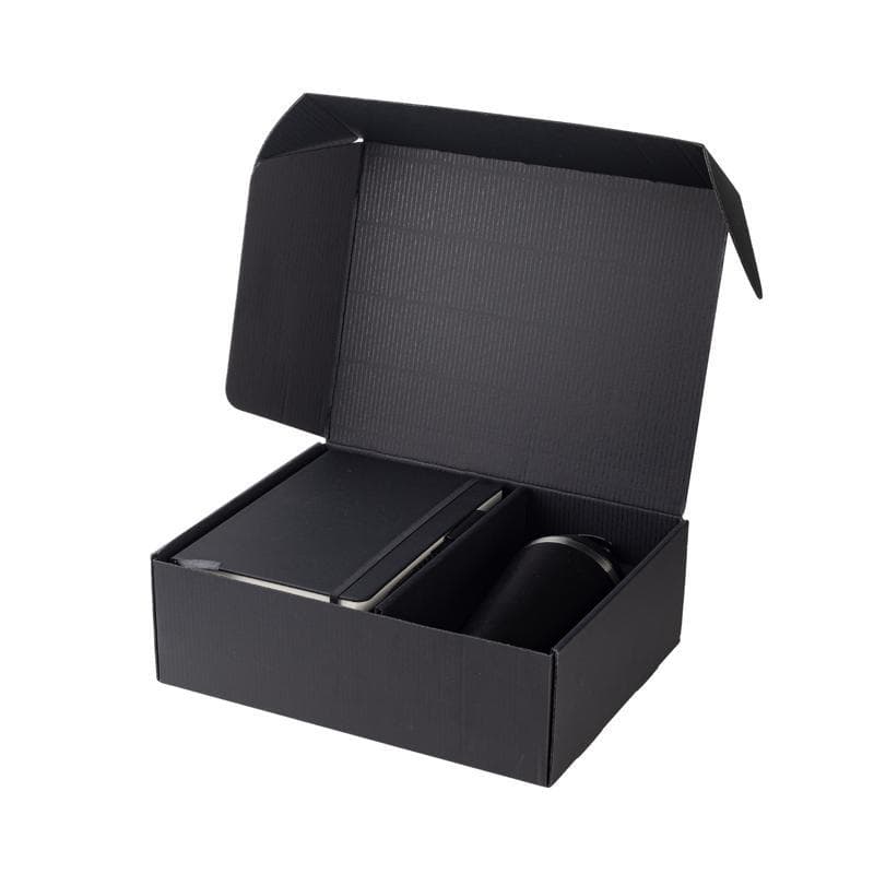 KOKSI - Giftology Set of Double Walled Tumbler, A5 Notebook and Pen