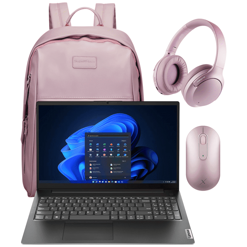 Lenovo 82YU010NSA - V15 AMD Ryzen 3 8/256 Ladies Bundle