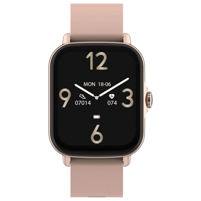 Volkano Active Tech Serene series Watch with heart rate monitor - Gold