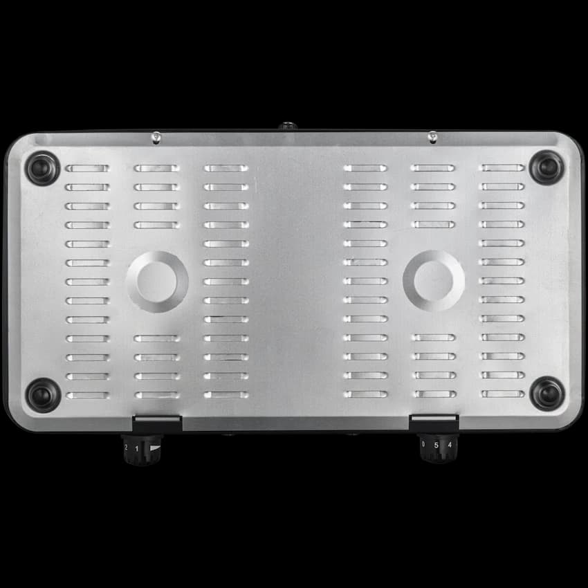 Elektra Double Spiral Hot Plate - Black