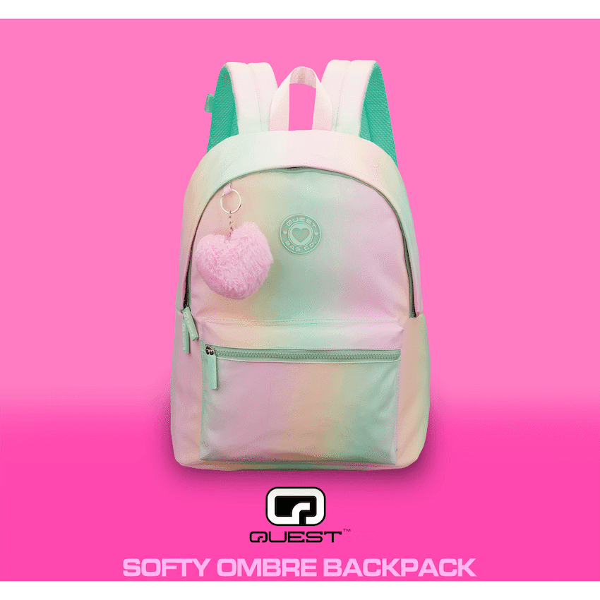 Quest Softy Ombre Backpack Pink