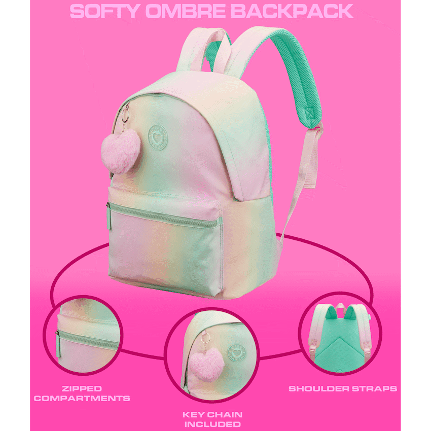 Quest Softy Ombre Backpack Pink