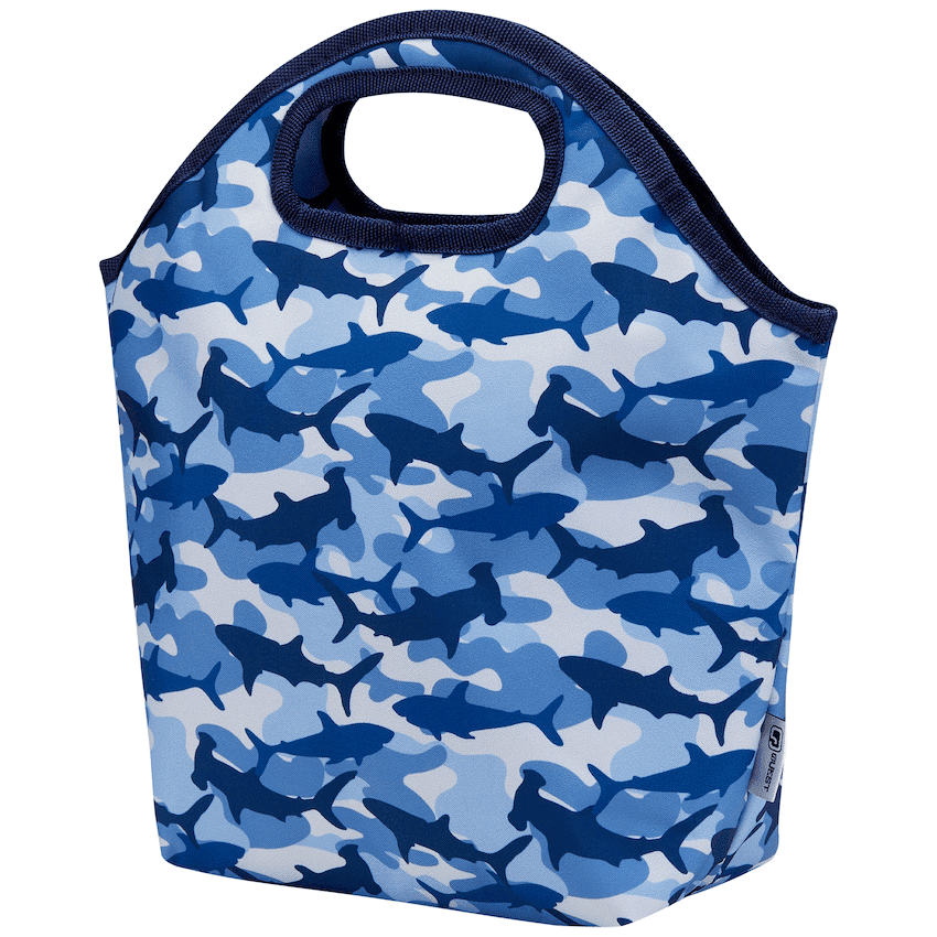 Quest Shark Cammo Lunch Bag Blue