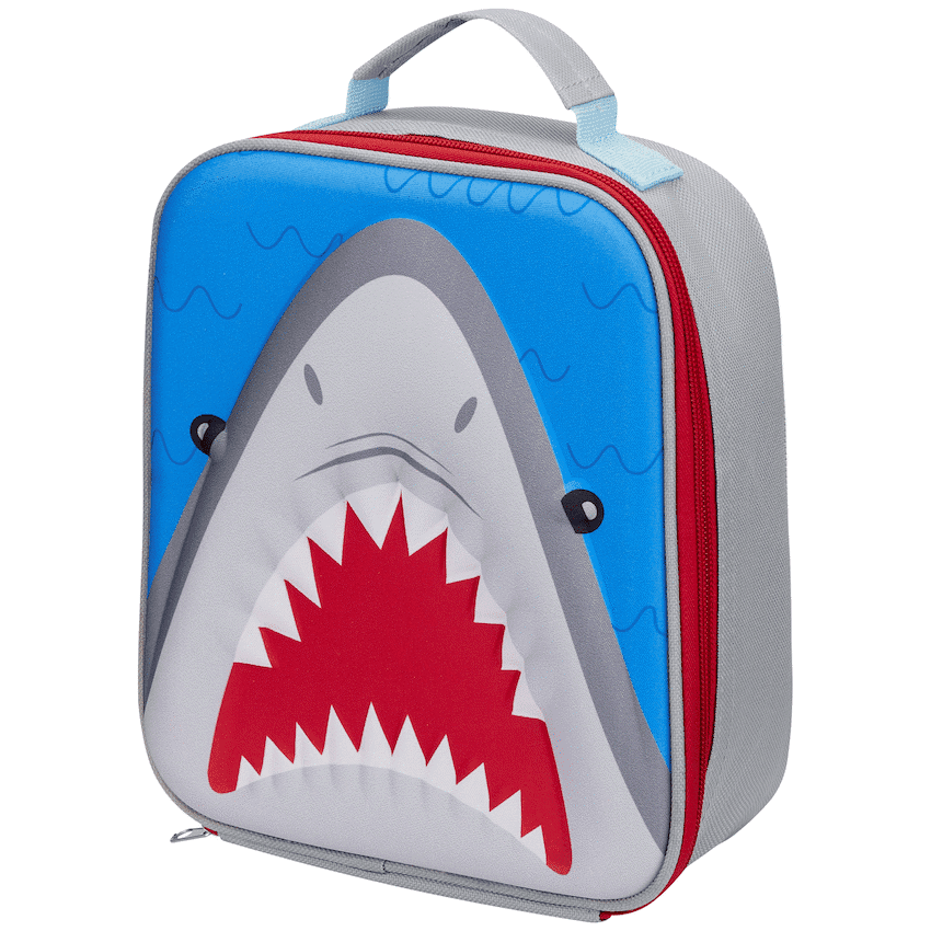 Quest Shark 3D EVA Lunch Bag - Grey