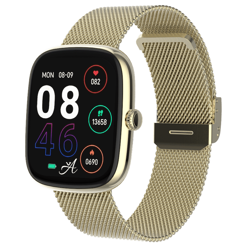 Volkano Ayla Collection Smartwatch with Milanese Strap