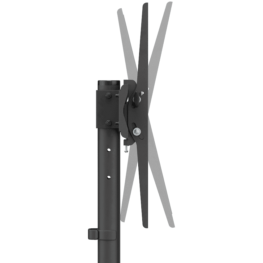 Volkano Steel series Fixed Trolley TV Bracket  32" - 55" TVs