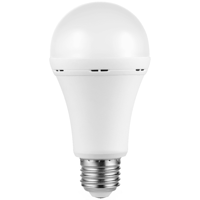 Switched 9w A60 Rechargeable LED Light Bulb E27 - Cool White