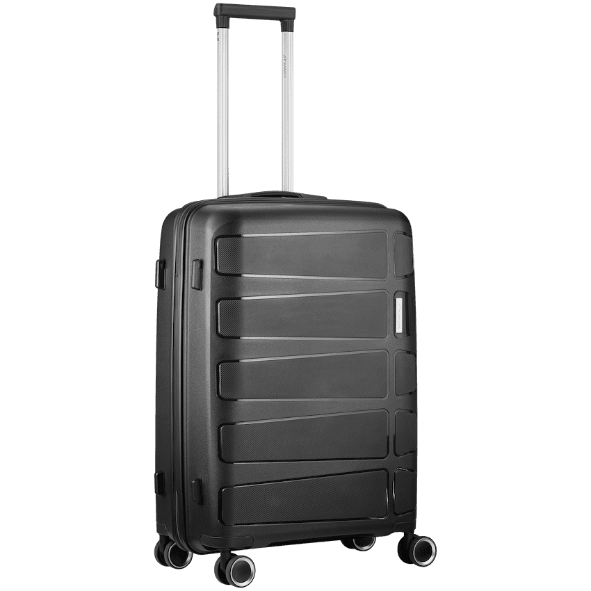 Travelwize Tourer PP 65cm 4-wheel Spinner Luggage Black