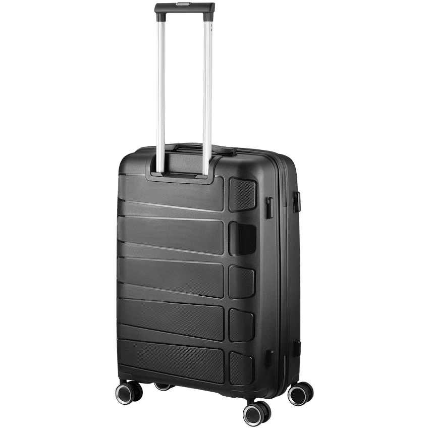 Travelwize Tourer PP 65cm 4-wheel Spinner Luggage Black