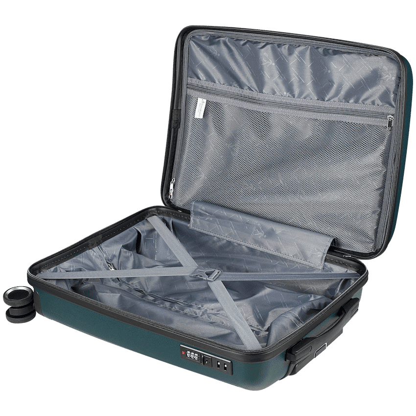 Travelwize Tourer PP 55cm 4-wheel Spinner Luggage Petrol