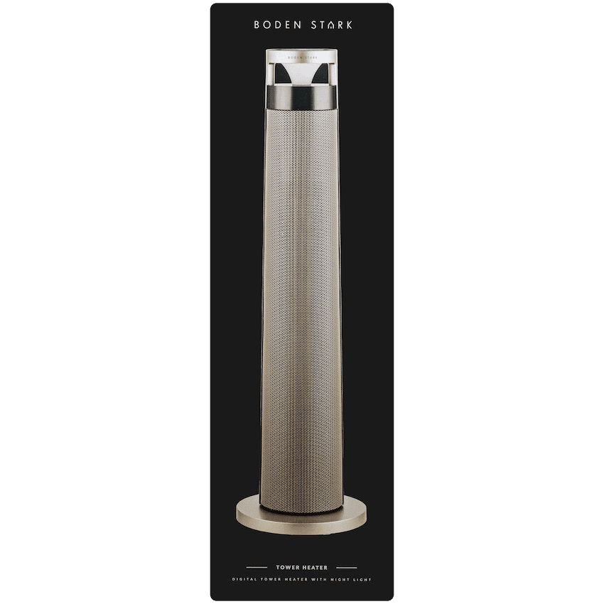 Boden Stark Tower Heater Night Light - Champagne