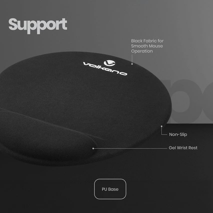 Volkano Comfort+ Series Gel Mouse Pad