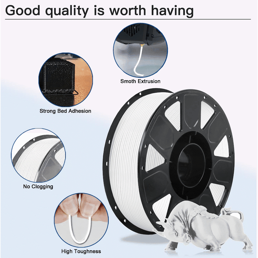 Ender PLA Filament - White (1kg)