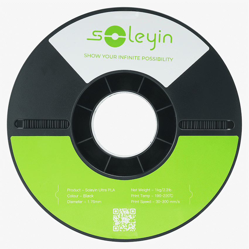 Soleyin Ultra PLA - Matte Black