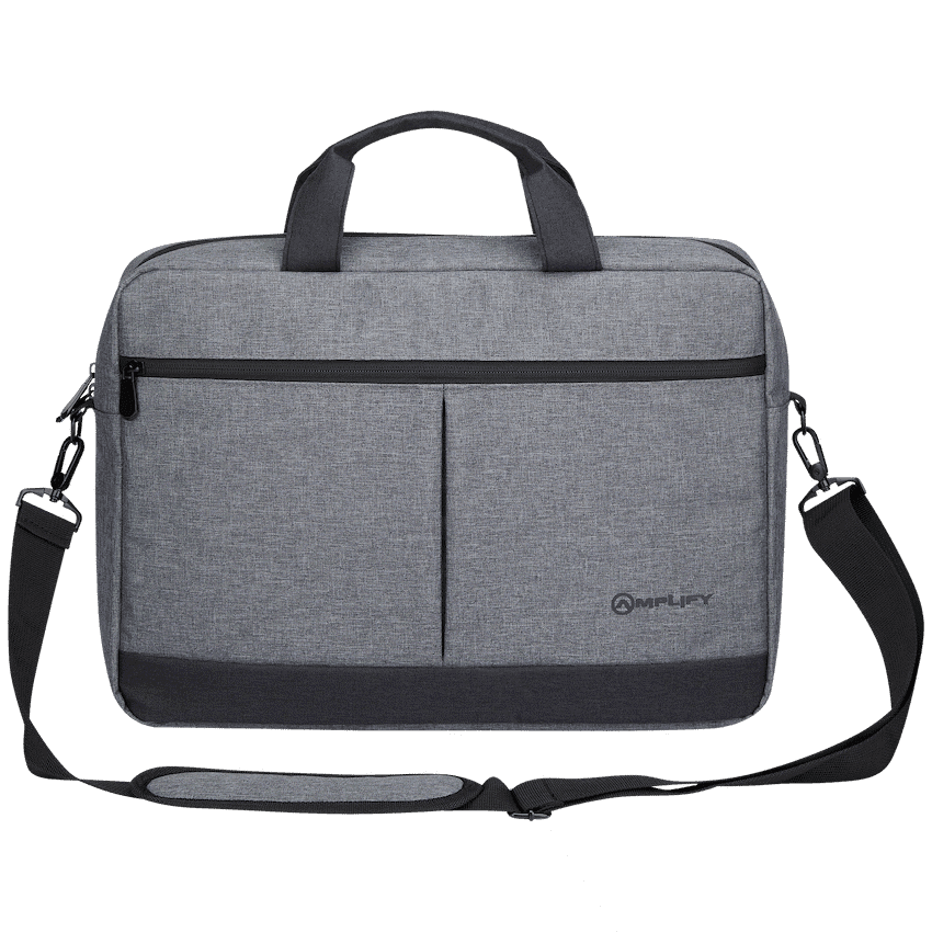 Amplify Ingwe 15.6"Laptop Shoulder Bag Black/Charcoal