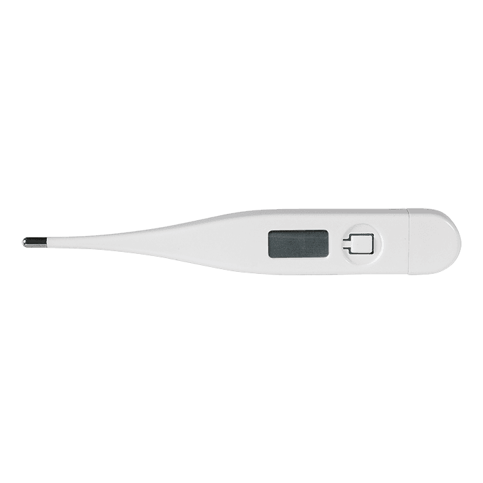 Thermometer in Transparent Box