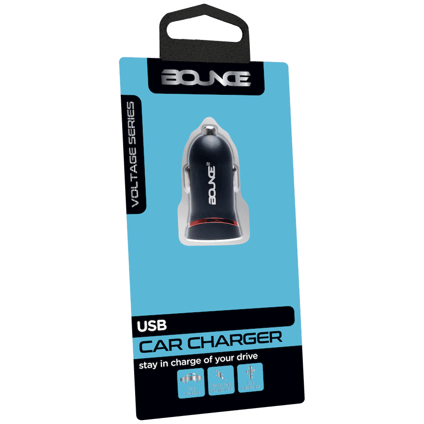 Bounce Voltage Series USB Car Charger 1a