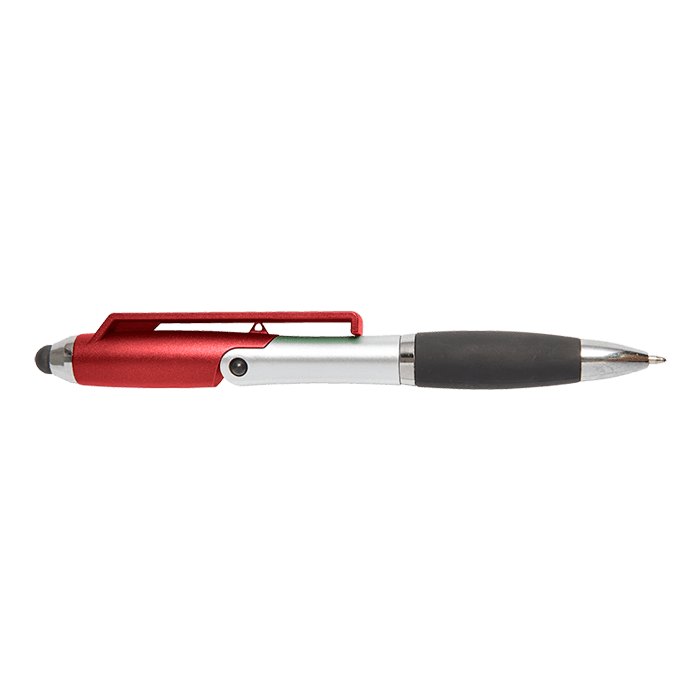 Ballpoint Pen With Stylus And Mobile Phone Stand